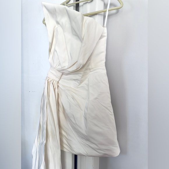 Alexia Maria Nadine Silk Draped Strapless Minidress - Picture 5 of 12